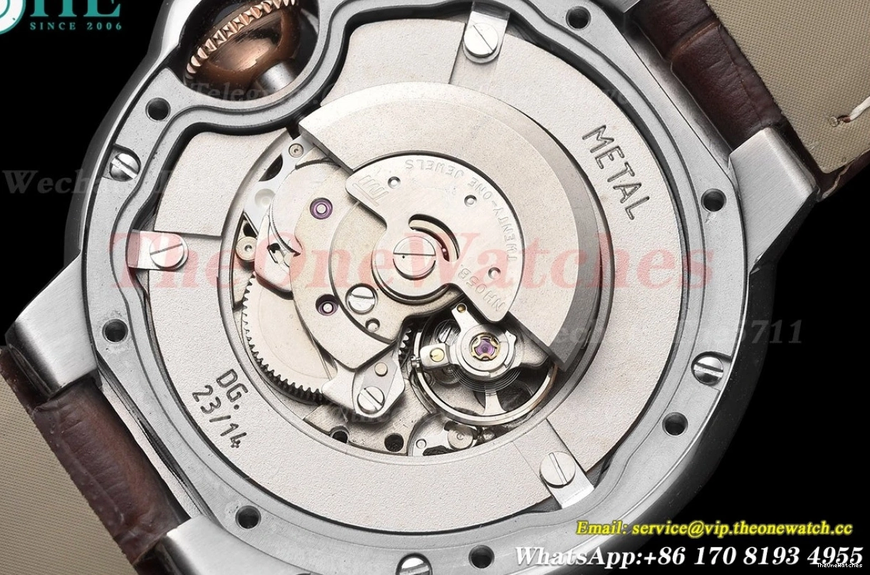 Stk White NH05 De SS Ballon GDF 33mm Bleu LE Cartier 0227